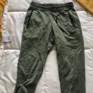 Army green Nike sweatpants